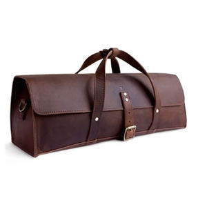 Top Grade Genuine Leather Sports <b>Bag</b> Premium Quality Bartenders <b>Carry</b>-<b>On</b> Zipper High Demand for All Purpose Travel Use Fashion - Product Image 6