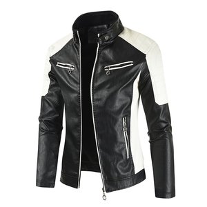 Veste en cuir véritable pour hommes Manteau de motard d'hiver chaud et élégant Fournisseur de logo personnalisé - Product Image 1
