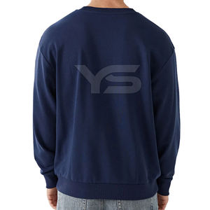 Sudadera de lana de algodón con logotipo de serigrafía personalizado Patrón sólido Plain Dying para la temporada de invierno Precio al por mayor - Product Image 4