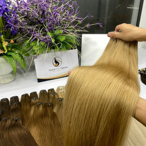 Pas cher 100% brut vietnamien Remy cheveux Double dessiné lâche vague profonde paquet de cheveux humains en gros vendeur de couleur personnalisée - Product Image 3