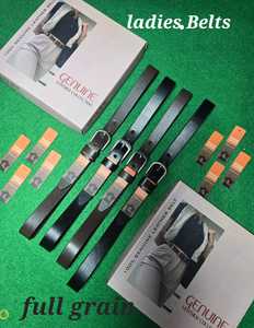 Ceinture SHEELA ENTERPRISES en cuir de vache pleine fleur imprimé, écologique et authentique, taille standard - Product Image 2