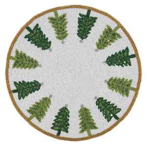 New Floral Designer Glass Beaded Round Stylish Decorative <b>Placemats</b> <b>For</b> Dining <b>Table</b> Matt New Fancy Design Embroidery <b>Placemats</b> - Product Image 2