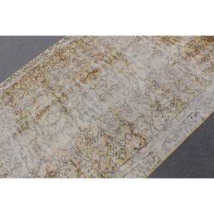 5.2x10.2 ft Turkish Rug, Vintage Large Rug, <b>Yellow</b> Blue Plants & trees Rug - Product Image 5