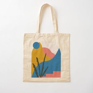 Cadeaux d'affaires promotionnels sac à main souvenir publicitaire logo personnalisé sac fourre-tout en toile de coton vierge réutilisable durable et écologique - Product Image 1