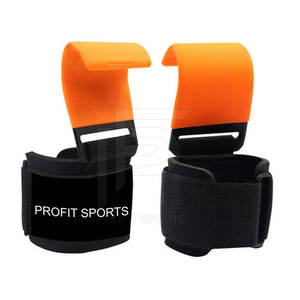 Empuñaduras de neopreno de alta calidad con ganchos Venta al por mayor Powerlifting Gimnasio Fitness Muñequera de seguridad - Product Image 5
