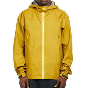 Veste coupe-vent softshell pour homme, personnalisée, pour l'extérieur, imperméable, en toile, col montant, logo sur le devant, randonnée - Product Image 2