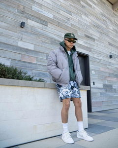 Shorts décontractés en toile respirante de haute qualité pour hommes, légers, solides, teints en couleur unie, avec fermeture à cordon personnalisée - Product Image 5