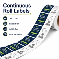 Étiquettes personnalisées avec logo imprimé, autocollants en vinyle imperméables pour emballage, étiquettes adhésives bon marché