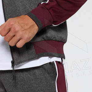 Chándales de hombre Granate y Gary del fabricante paquistaní de alta calidad logotipo personalizado último estilo Top list - Product Image 4