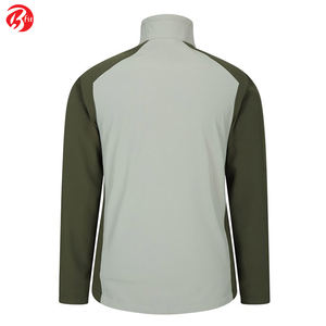 Veste softshell à deux poches zippées pour hommes de qualité supérieure personnalisée Veste softshell à manches longues élégante pour hommes - Product Image 6