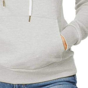 Casual Oversized Long Sleeve Pullover Hoodie Knitted Blank Sweatshirt Autumn Custom Embroidery Logo Hoodies for Woman - Product Image 2