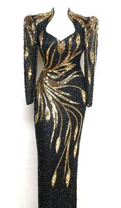 Veste Courte de Mariage pour Femme Broderie Artisanale Luxe Perles Couleur Unie Écologique Personnalisable Chaude Décontractée - Product Image 3