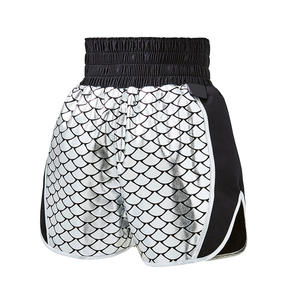 Pantalones cortos de boxeo OEM para mujer, pantalones cortos de gimnasio personalizados con ajuste transpirable para entrenamiento y lucha, etiqueta privada disponible - Product Image 2