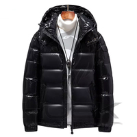 2024 hommes hiver brillant vers le bas manteaux blanc grande taille chaud bulle veste noir bouffantes vestes homme prix de gros OEM respirant