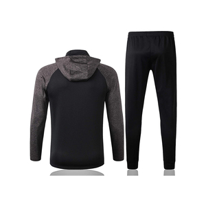 Ensemble de survêtement confortable et surdimensionné avec logo personnalisé / Haute qualité pour hommes 2026 avec capuche et fermeture éclair pour un ajustement décontracté - Product Image 5