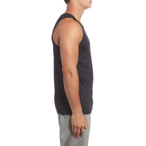 เสื้อกล้ามกล้ามเนื้อสีดำสำหรับผู้ชายเสื้อแขนกุดออกกำลังกายฟิตเนสยิมวิ่งเล่นยิม - Product Image 2