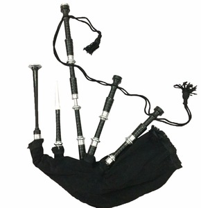 Cornemuse en palissandre noir sur mesure Highland écossais et cornemuse de couleur noire cornemuse en bois noir tartan à vendre - Product Image 3