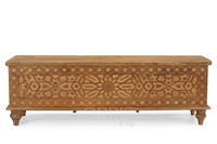 Meuble TV moderne en bois massif fait main, durable et minimaliste avec rangement pour salon, chambre, appartement, ferme