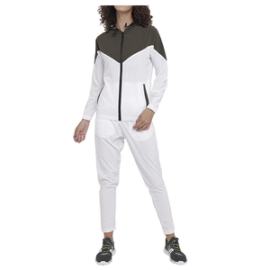 Logotipo personalizado 2025 Zip Mujeres Jogger Conjuntos Trajes de sudor a juego para mujeres Trajes de jogging en blanco Chándales al por mayor - Product Image 1