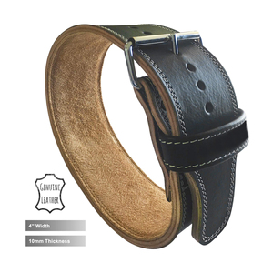 Cinturón de Levantamiento de Pesas de Cuero Resistente, Soporte Fuerte para Espalda y Abdomen, Hebilla Simple o Doble, Personalización OEM para Gimnasios en Todo el Mundo - Product Image 6