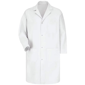Batas de Laboratorio Blancas de Alta Calidad, Manga Larga, Uniformes Médicos OEM para Doctores, Uniformes de Enfermería para Personal Hospitalario - Product Image 1