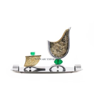 เตากระจกขัดเงาโลหะแบบคลาสสิกสำหรับบ้าน - Product Image 1