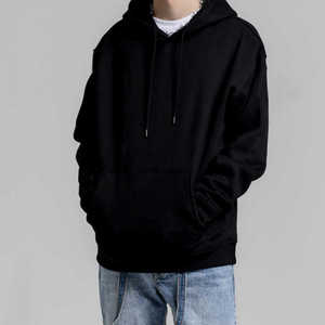 2024 diseño superior personalizado de alta calidad 100% sudaderas con capucha de algodón unisex alto en blanco peso pesado 345GSM sudaderas con capucha de gran tamaño - Product Image 5