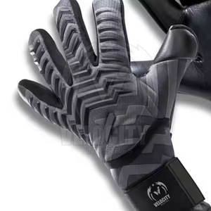 ถุงมือผู้รักษาประตูแบบมืออาชีพน้ำหนักเบาระบายอากาศได้ดีหนังพรีเมี่ยมออกแบบโลโก้ได้ตามต้องการ - Product Image 6