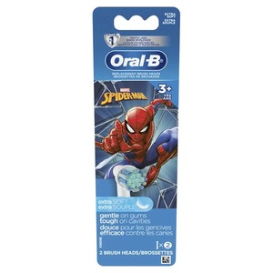 Têtes de brosse de rechange extra douces pour enfants Oral-B Marvel's Spider-Man-2ct - Product Image 4