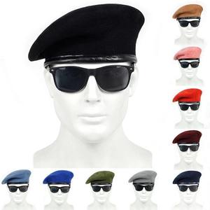 High Quality 100% Wool Ceremonial <b>Beret</b> <b>Hat</b> OEM Custom for Sports & Casual Outdoor Use All Seasons Made in Pakistan - Product Image 6