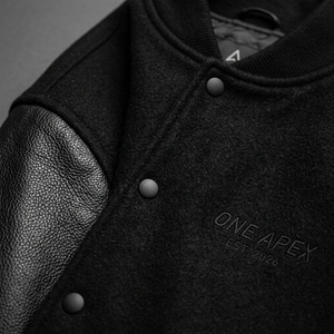 Blouson en cuir noir sur mesure ONEAPEX INTERNATIONAL, style vintage bomber, streetwear, à capuche, pour homme, hiver, OEM ODM, marque privée - Product Image 4