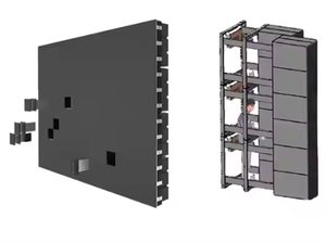 MILEC Impressionnant P1.98 Modèles d'affichage à LED cinétique 3D pour intérieur extérieur pour les concerts commerciaux Scènes d'aéroport d'éducation - Product Image 4