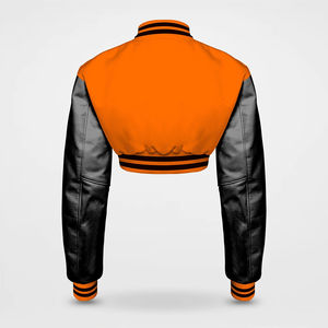 Chaquetas Varsity Acolchadas de Talla Grande para Mujer, Chaqueta Corta de Manga Larga, Algodón, Cortavientos, Venta al por Mayor - Product Image 5