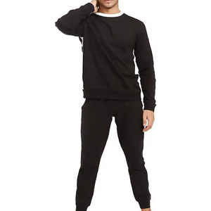 Hot Selling Premium Quality Men Sweat Suits <b>Slim</b> Fit Cotton Polyester Made Sweat Suits For Men tracksuit 100% cotton - Product Image 2