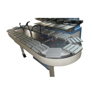 Machine de tampographie semi-automatique 6 couleurs haute précision, état neuf, avec moteur central, couvercle en plastique et tapis de convoyeur – Meilleures ventes - Product Image 3