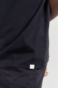 Venta al por mayor de camisetas de algodón 100% para hombres camiseta en blanco transpirable rápido en blanco azul negro diseño liso con impresión personalizada - Product Image 6