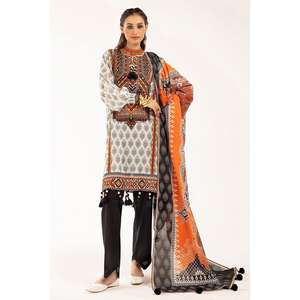 Traje de 3 Piezas para Mujer, Sin Costuras, Estampado y Bordado, Modelo CL-52540 - Product Image 5