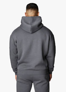 Chándal de algodón de rizo francés de gran tamaño Unisex de alta calidad logotipo personalizado impreso pedido a granel con capucha peso pesado liso polar - Product Image 4