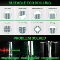 Foret indexable WC Série 4D H13 U-Drill à refroidissement interne, haute rigidité, pour opération de perçage en centre d'usinage CNC
