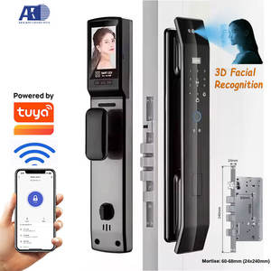Best Verkochte Tuya Smart Wifi Lock 3d Gezichtsherkenning Deurslot Voor Houten Stalen Deuren Geheugenkaart Gegevens Voor Appartementen Gezinnen - Product Image 1