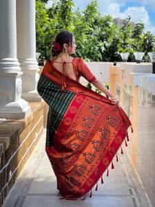 T-shirt en viscose pour femme style Maharashtra – Design Pathani doux, personnalisable, services OEM/ODM, en stock - Product Image 4