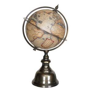 Globe de table décoratif en métal avec surface métallique lisse et détails élégants parfait pour les intérieurs minimalistes - Product Image 5