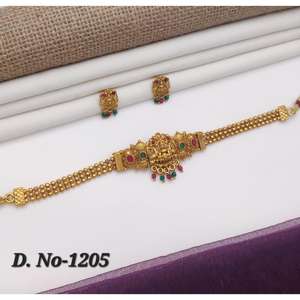 Ensemble de collier de mariée pour femmes, best-seller, avec bijoux légers et confortables pour les longues cérémonies de mariage, disponible en gros - Product Image 1