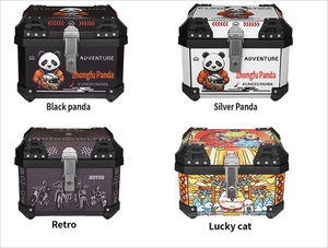 Top Case Moto 36L en PP Haute Résistance avec Système de Fixation Rapide, Coffre Arrière Étanche pour Commuters Urbains, Garantie 1 An - Product Image 6