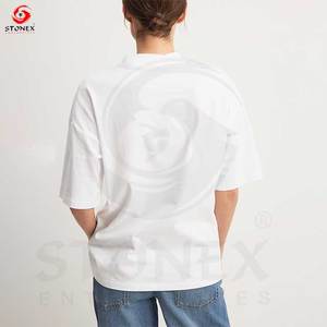Logo personnalisé Streetwear surdimensionné lourd 100% coton t-shirts graphique haute qualité impression lourd lavage à l'acide Vintage t-shirt - Product Image 3
