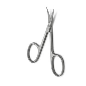 Tijeras para uñas de alta calidad hechas en fábrica con nuevo diseño, tijeras para cutículas con hoja curva, punta de hoja de acero inoxidable afilada, precio bajo - Product Image 4