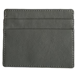 Accessoire de porte-cartes en cuir PU gris durable et véritable de haute qualité pour fournitures d'hôtel et de restaurant - Product Image 1