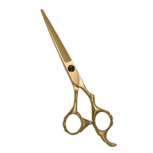 Ciseaux de coiffure professionnels dorés 6,0 pouces en acier inoxydable tranchant pour barbier, outil de coupe de cheveux et de coiffage de salon - Product Image 4
