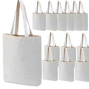Mini sac fourre-tout de haute qualité avec logo personnalisé 100% coton sac à provisions élégant réutilisable avec fermeture à l'épaule - Product Image 1