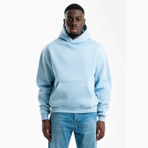 Sweat à capuche personnalisé unisexe avec fermeture éclair pour hommes 500GSM coton éponge français surdimensionné pour sweats à capuche vierges brodés avec impression bouffante - Product Image 1